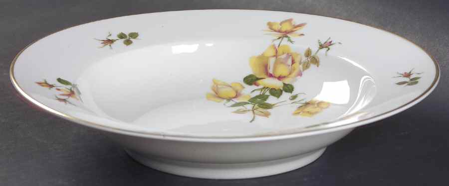 Charlene (Aida, White) Rim Soup Bowl by Rosenthal - Continental-1