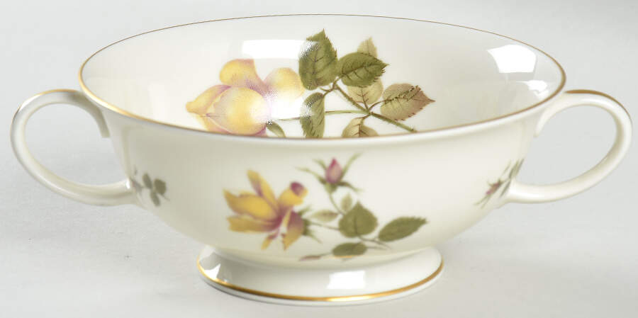 Charlene (Aida, Ivory) Footed Cream Soup Bowl by Rosenthal - Continental-1