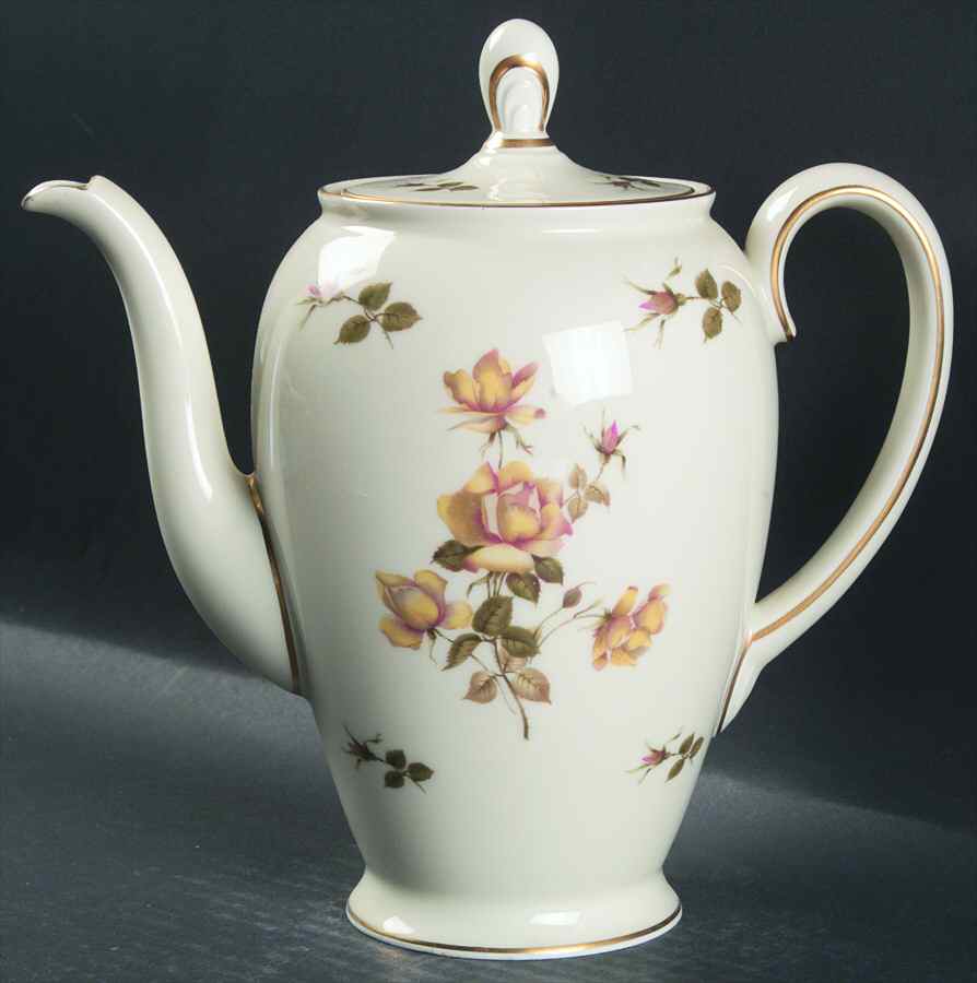 Charlene (Aida, Ivory) Coffee Pot & Lid by Rosenthal - Continental-1