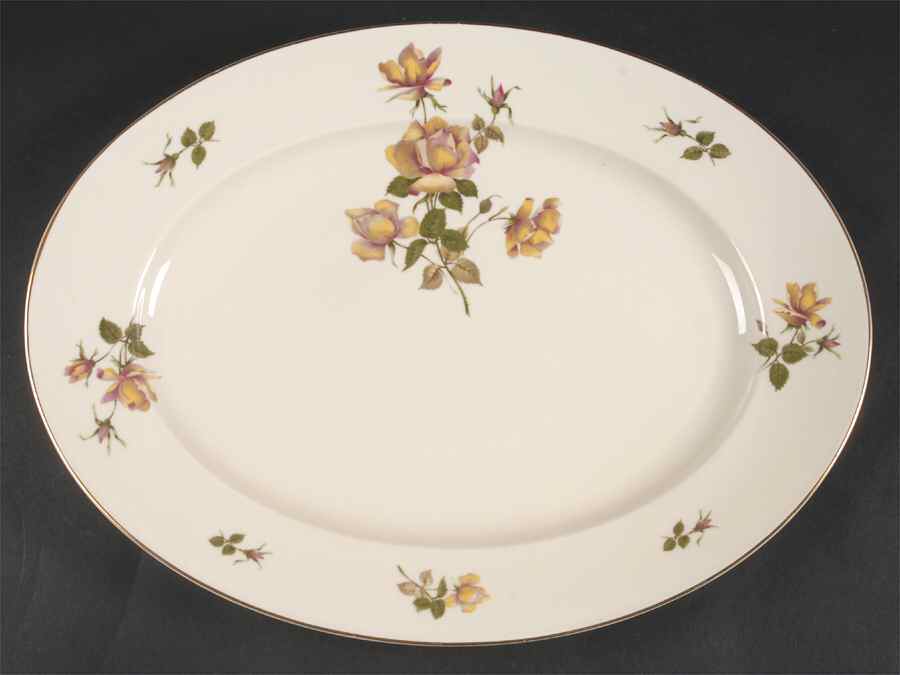 Charlene (Aida, Ivory) 15" Oval Serving Platter by Rosenthal - Continental-1