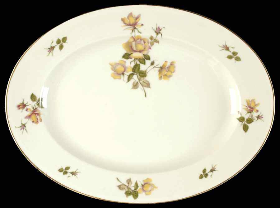 Charlene (Aida, Ivory) 11" Oval Serving Platter by Rosenthal - Continental-1