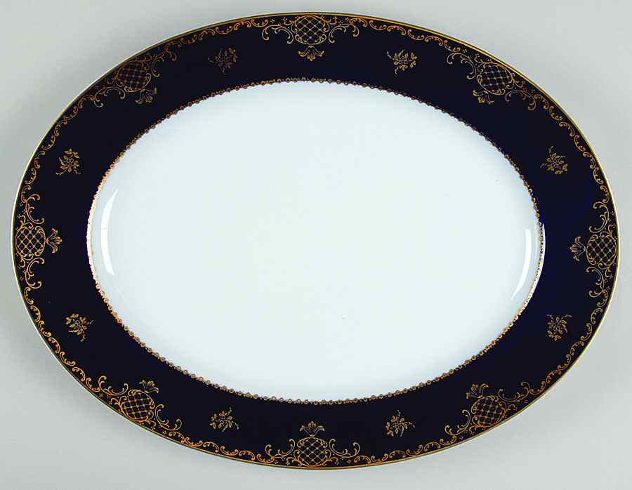 Charlemagne 14" Oval Serving Platter by Rosenthal - Continental-1
