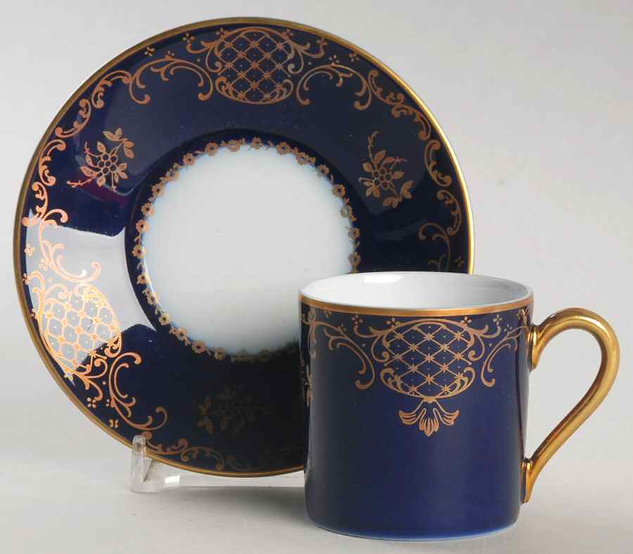Charlemagne Flat Demitasse Cup & Saucer Set by Rosenthal - Continental-1