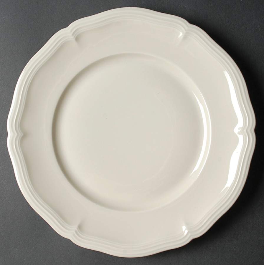 Chippendale Cream Undecorated Dinner Plate by Rosenthal - Continental-1