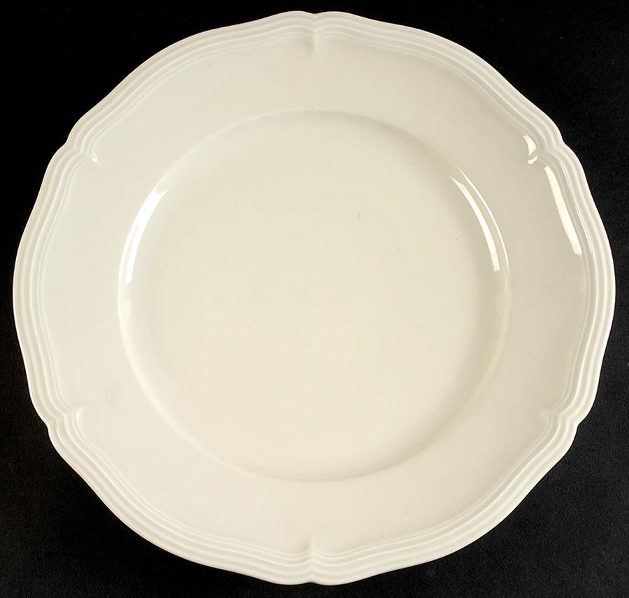 Chippendale Cream Undecorated 12" Chop Plate (Round Platter) by Rosenthal - Continental-1