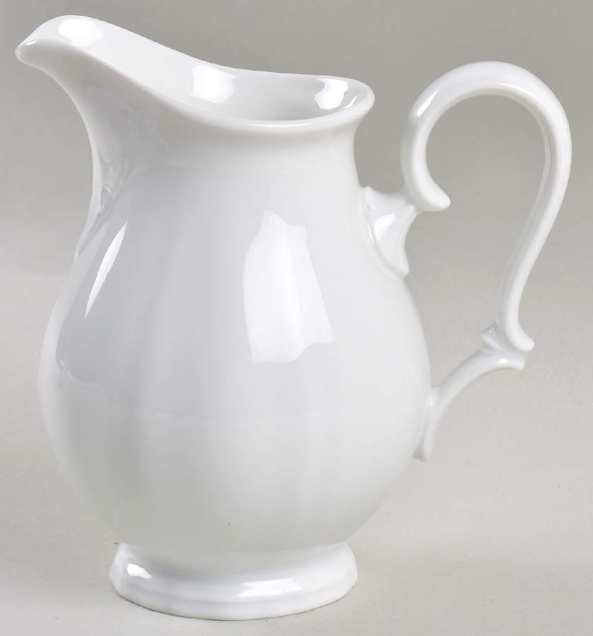 Chippendale All White 16 Oz Pitcher by Rosenthal - Continental-1