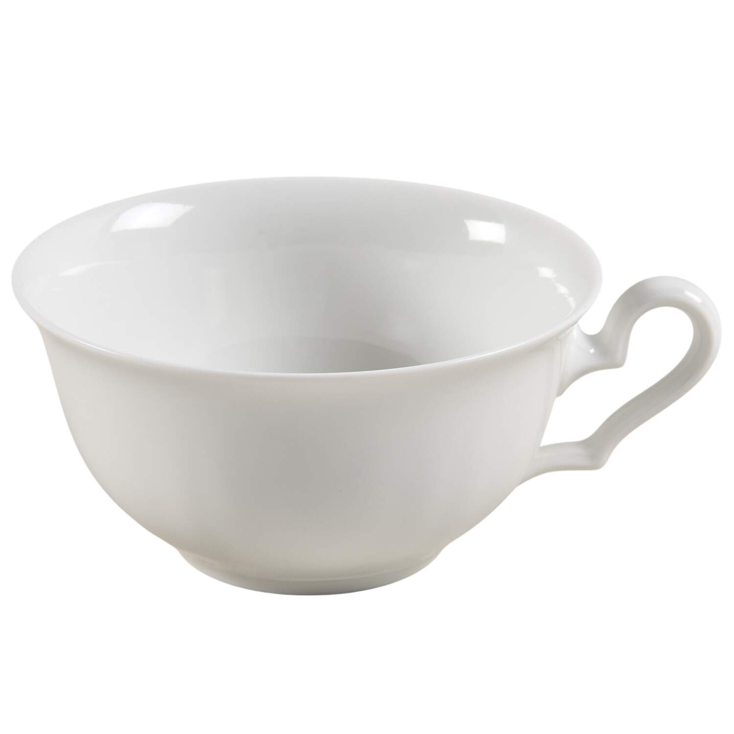 Chippendale All White Flat Cup by Rosenthal - Continental-1