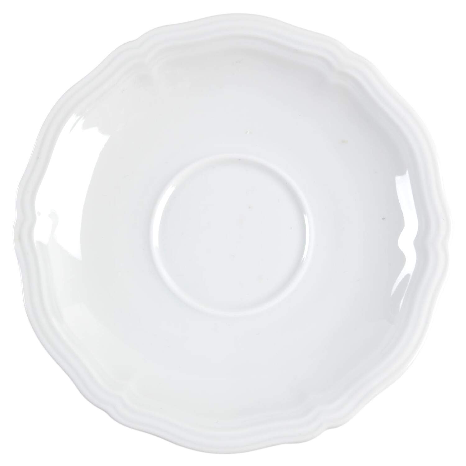Chippendale All White Saucer by Rosenthal - Continental-1