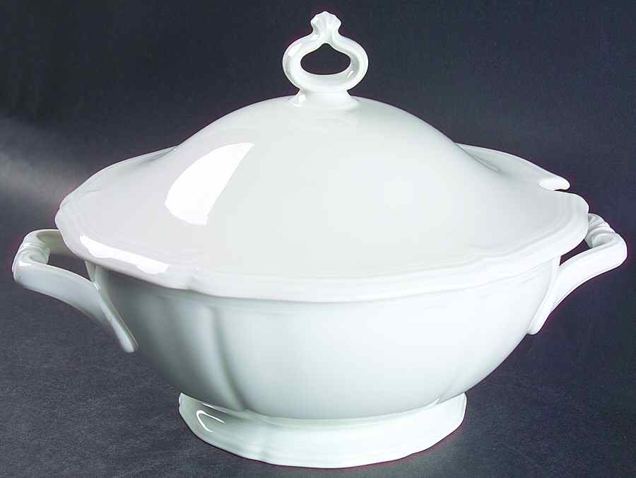 Chippendale All White Tureen &  Lid by Rosenthal - Continental-1