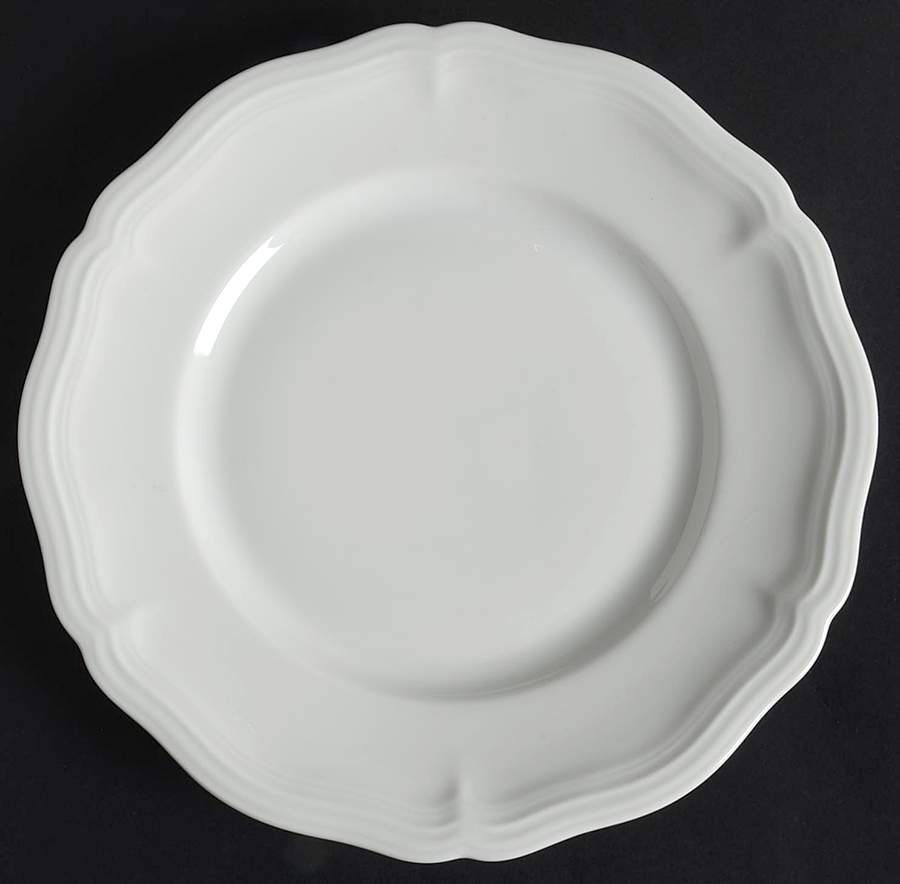Chippendale All White Luncheon Plate by Rosenthal - Continental-1