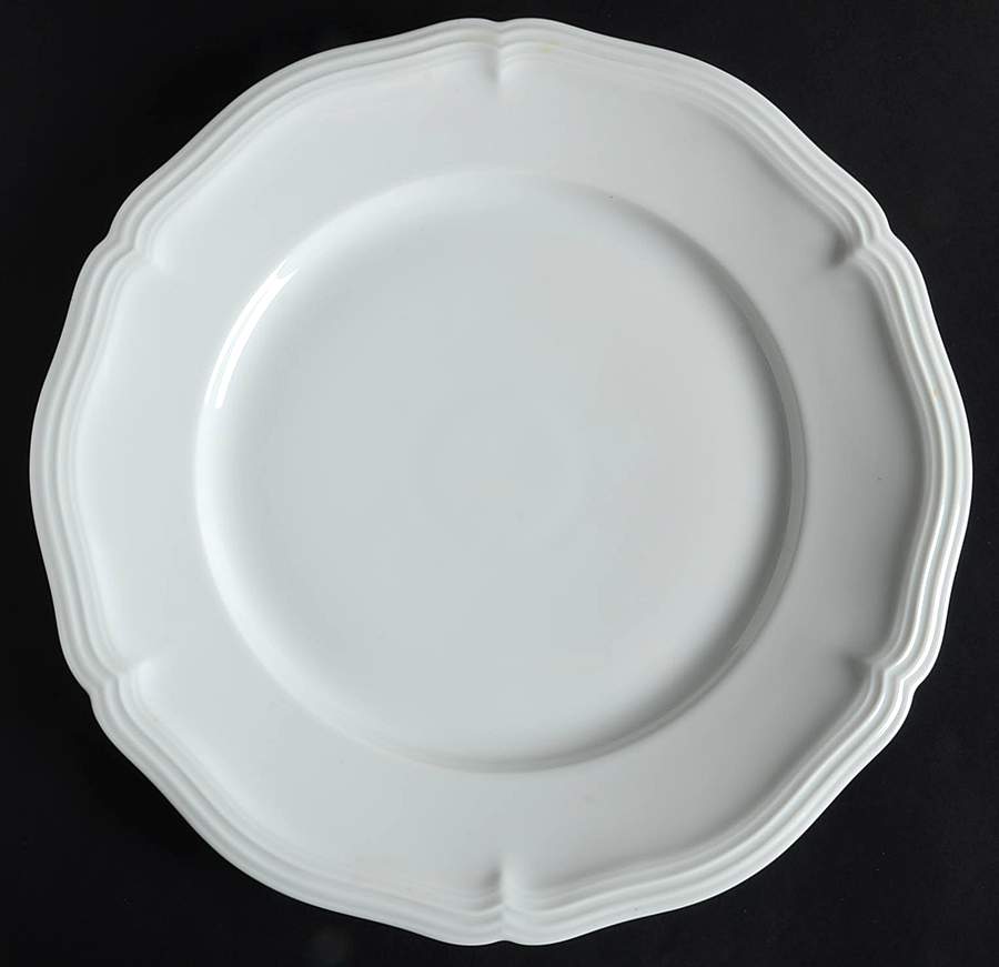 Chippendale All White 11" Chop Plate (Round Platter) by Rosenthal - Continental-1