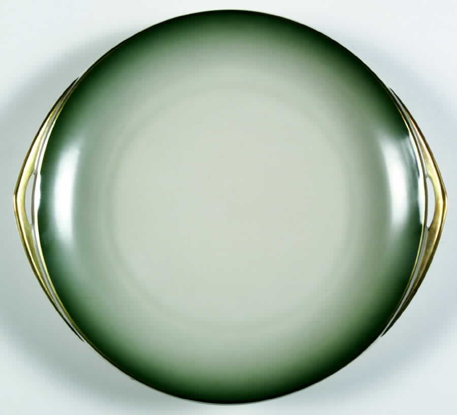 Chrysopras Handled Cake Plate by Rosenthal - Continental-1
