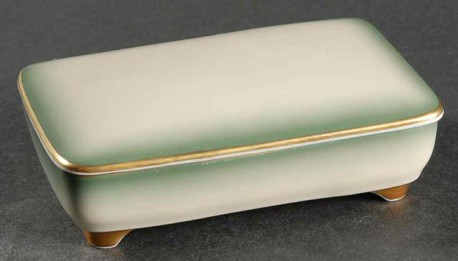 Chrysopras Cigarette Box & Lid by Rosenthal - Continental-1