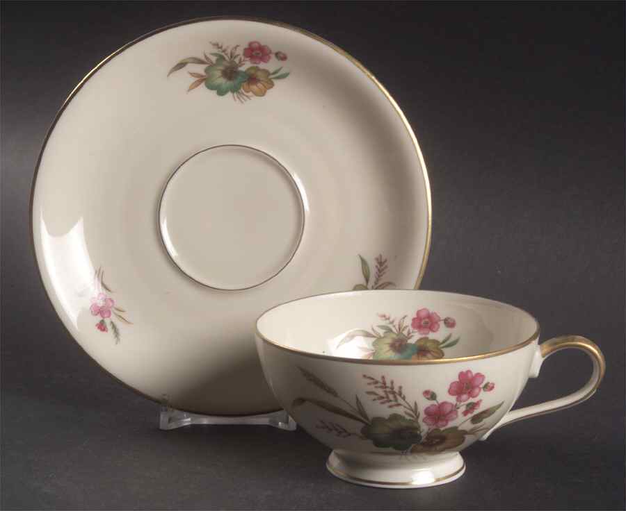Claudia Footed Cup & Saucer Set by Rosenthal - Continental-1