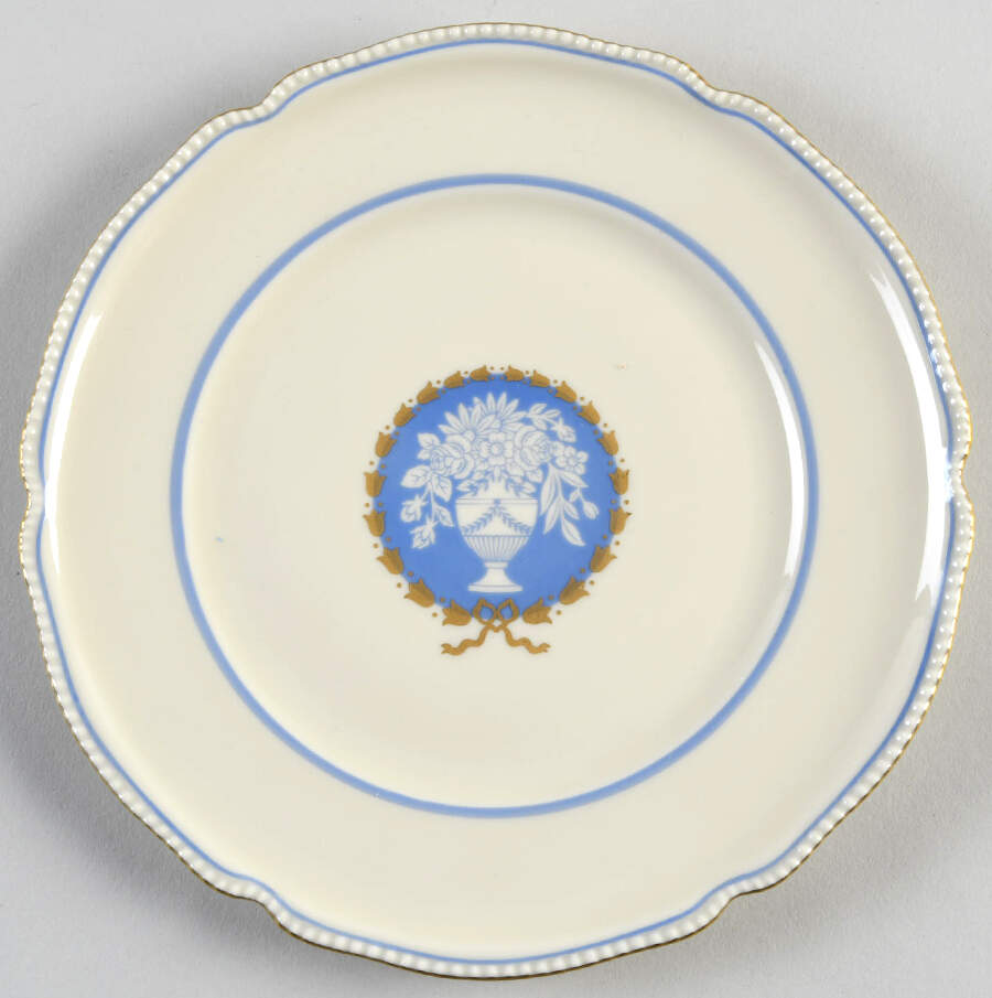 Classic (Light Blue Center with Vase) Salad Plate by Rosenthal - Continental-1