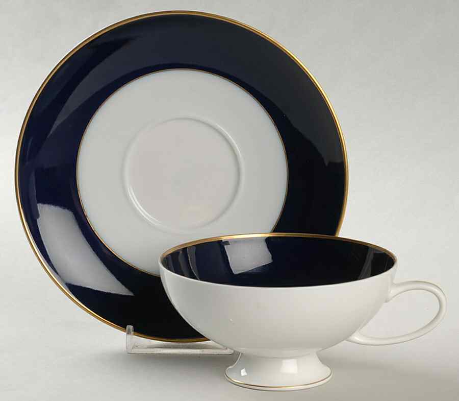 Claudine Footed Cup & Saucer Set by Rosenthal - Continental-1