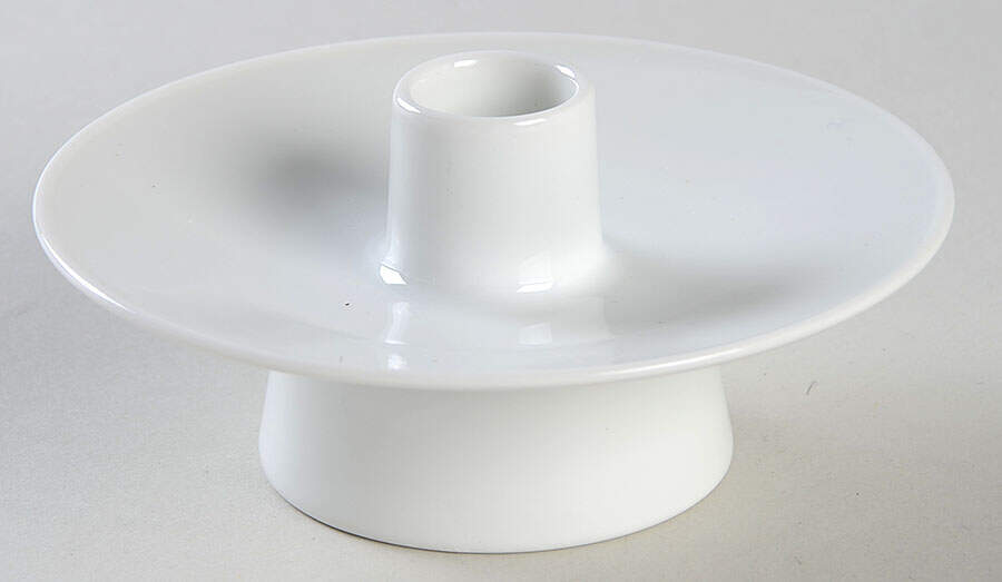Classic Modern White 2" Candlestick by Rosenthal - Continental-1