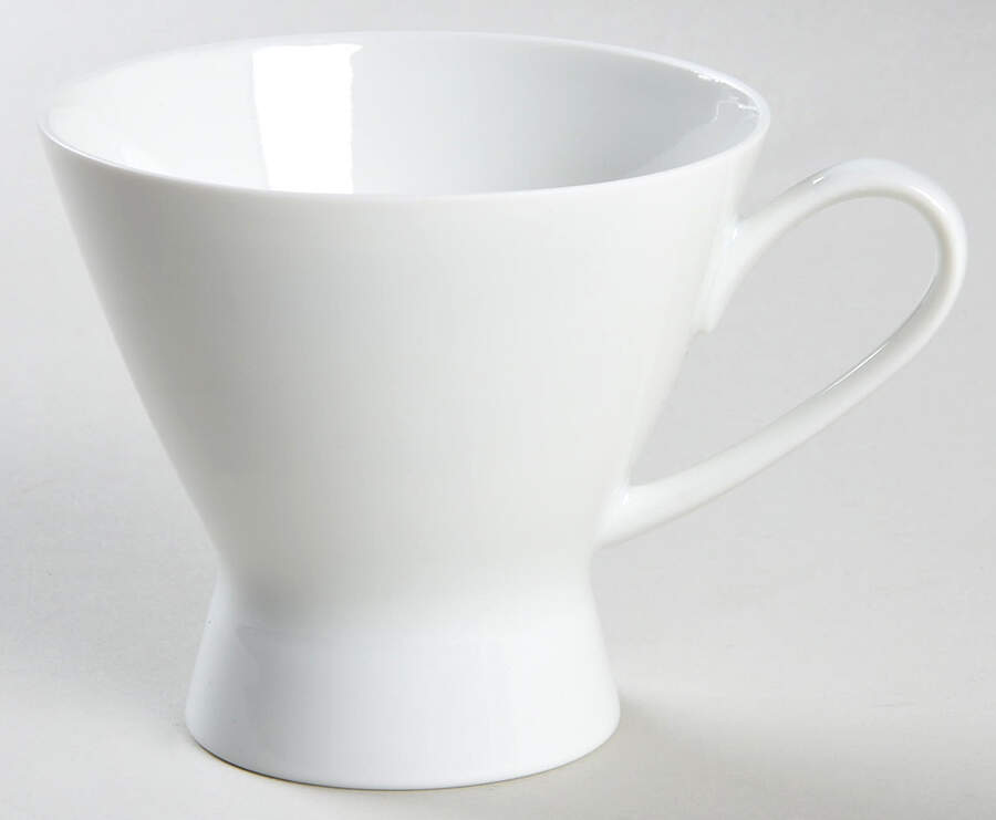 Classic Modern White Footed Cup by Rosenthal - Continental-1