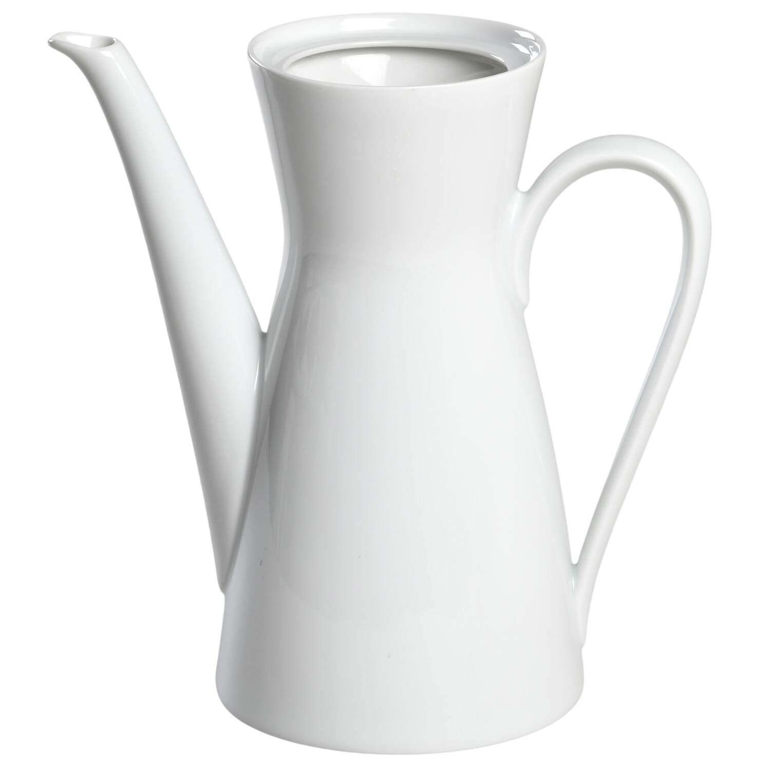 Classic Modern White Coffee Pot No Lid by Rosenthal - Continental-1