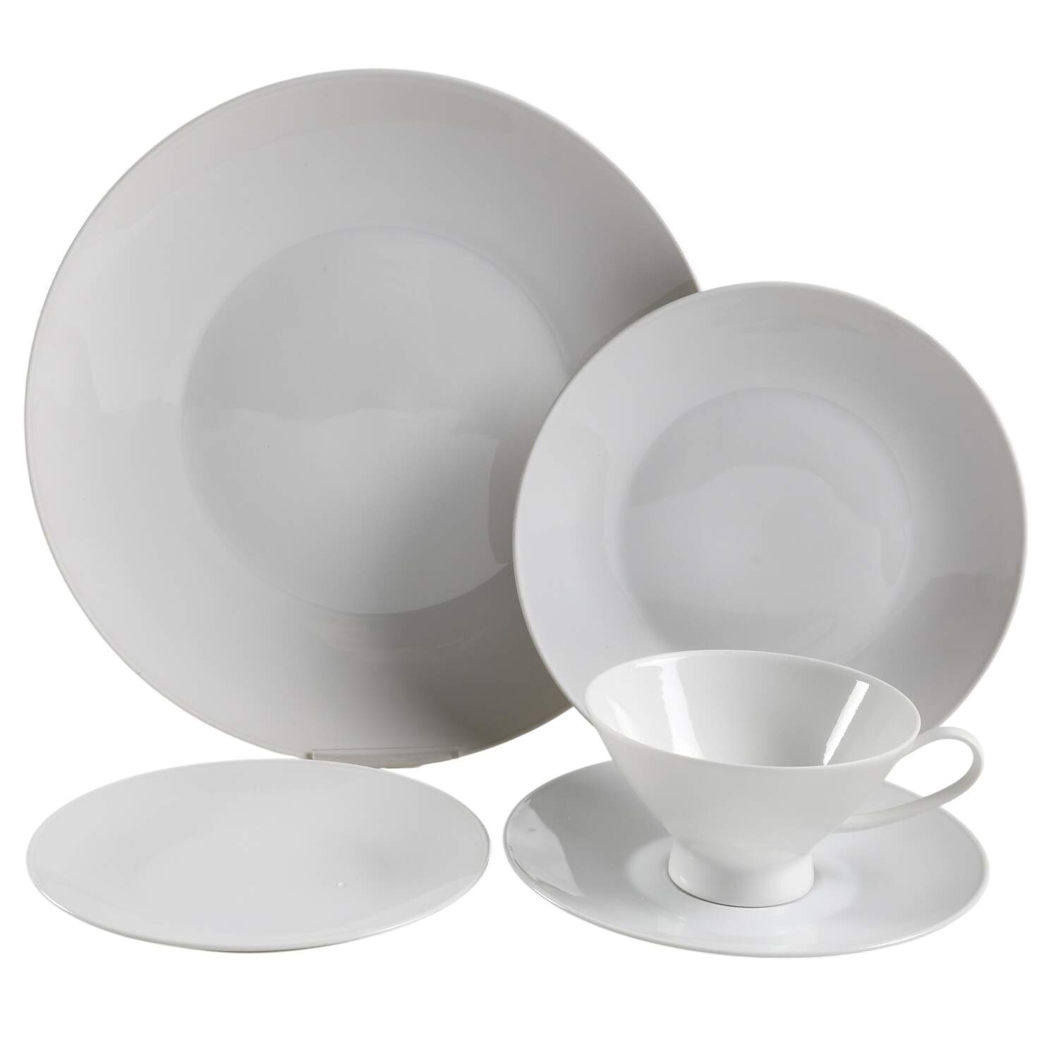 Classic Modern White 40  Piece Estate Set by Rosenthal - Continental-1