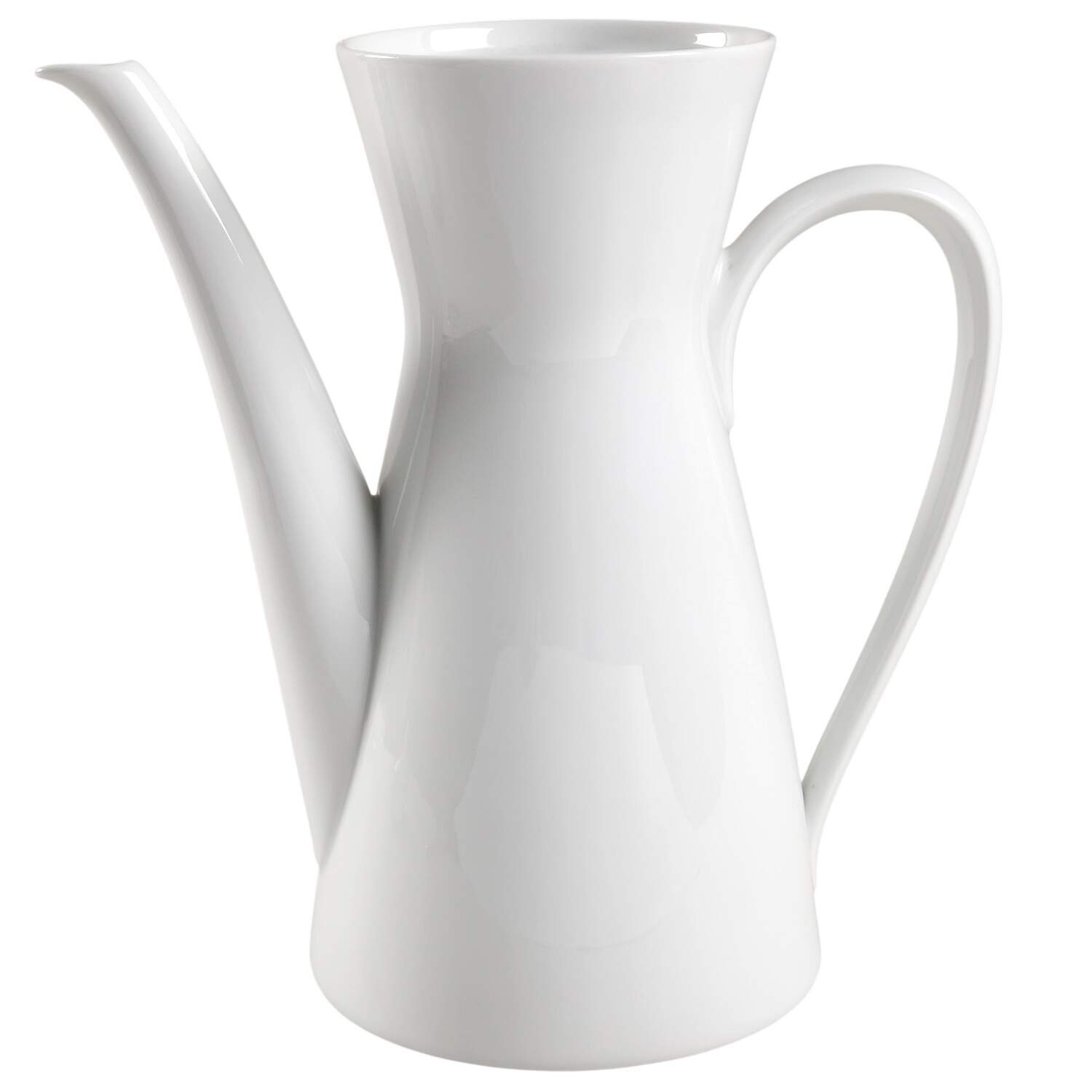 Classic Modern White Coffee Pot No Lid by Rosenthal - Continental-1