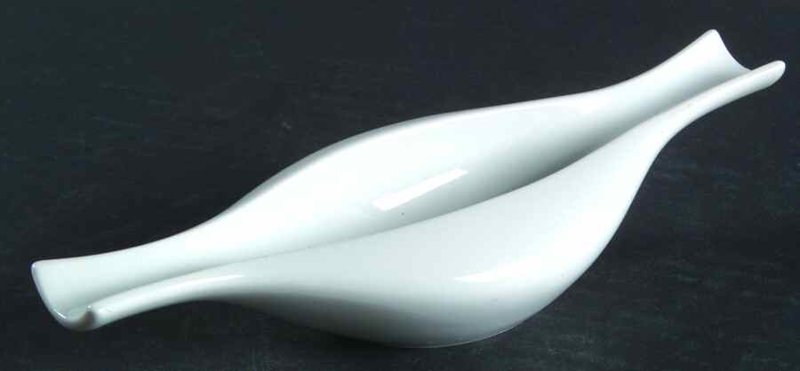 Classic Modern White Large Ashtray by Rosenthal - Continental-1