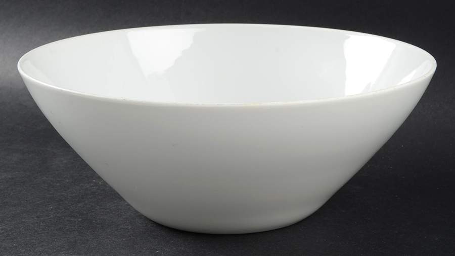 Classic Modern White 9" Salad Serving Bowl by Rosenthal - Continental-1