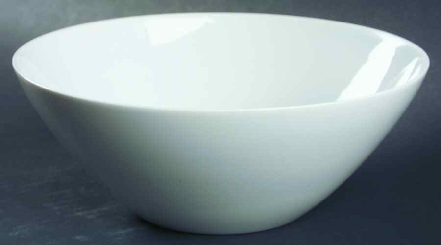 Classic Modern White 7" Round Vegetable Bowl by Rosenthal - Continental-1
