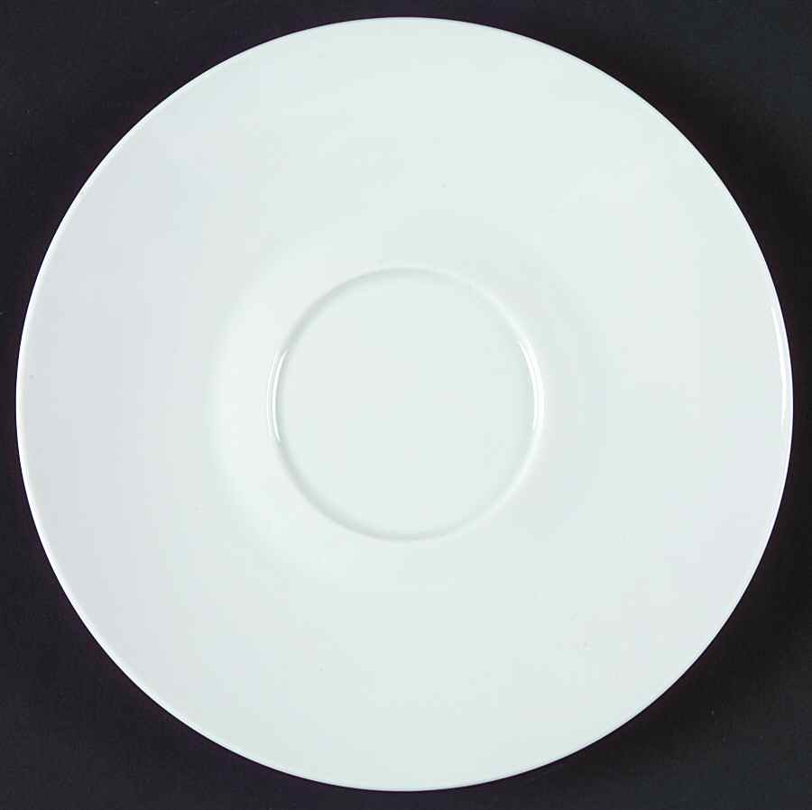 Classic Modern White Saucer for Footed Cream Soup Bowl by Rosenthal - Continental-1