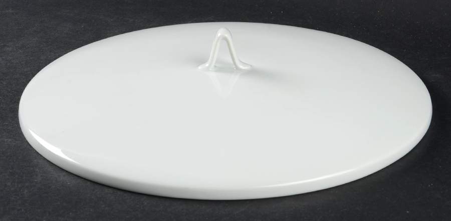 Classic Modern White Lid for Rd Covered Vegetable W/RV9 Base by Rosenthal - Continental-1