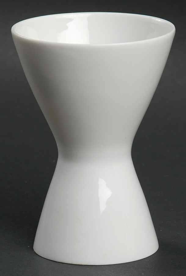 Classic Modern White Double Egg Cup by Rosenthal - Continental-1