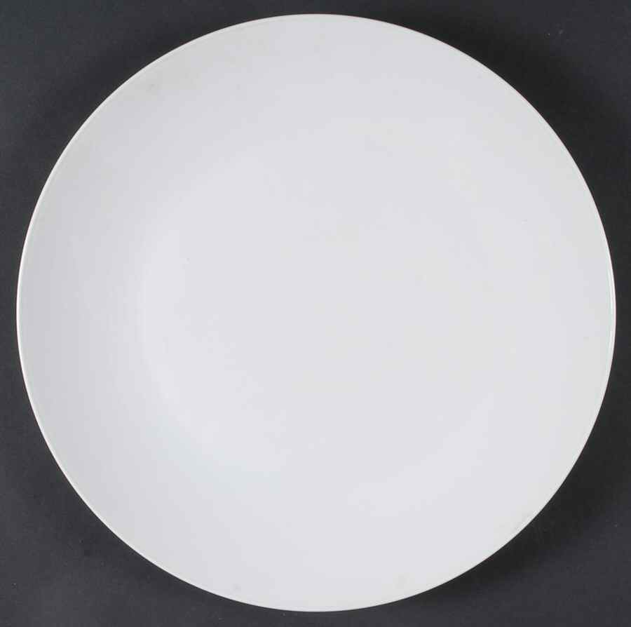 Classic Modern White 13" Chop Plate (Round Platter) by Rosenthal - Continental-1