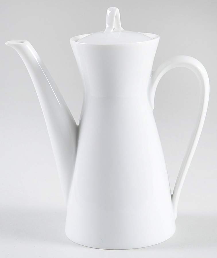 Classic Modern White Mini Teapot & Lid by Rosenthal - Continental-1