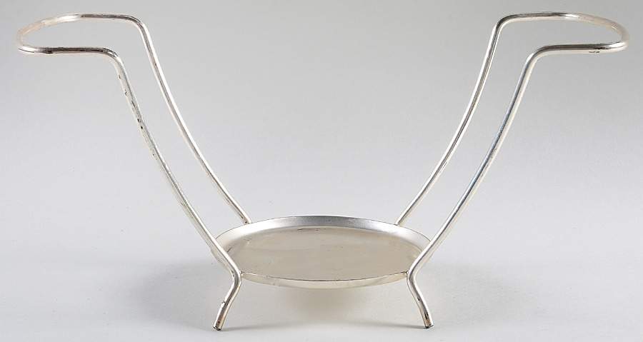 Classic Modern White Metal Stand for Tureen by Rosenthal - Continental-1