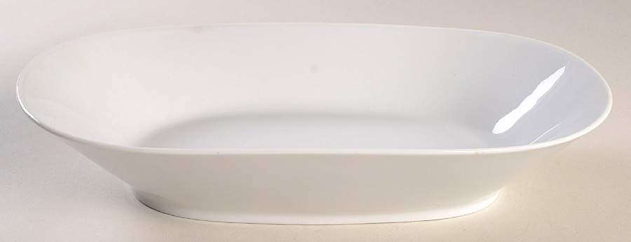 Classic Modern White 11" Oval Vegetable Bowl by Rosenthal - Continental-1