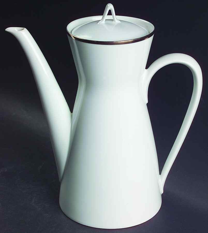 Classic Platinum (Older) Coffee Pot & Lid by Rosenthal - Continental-1