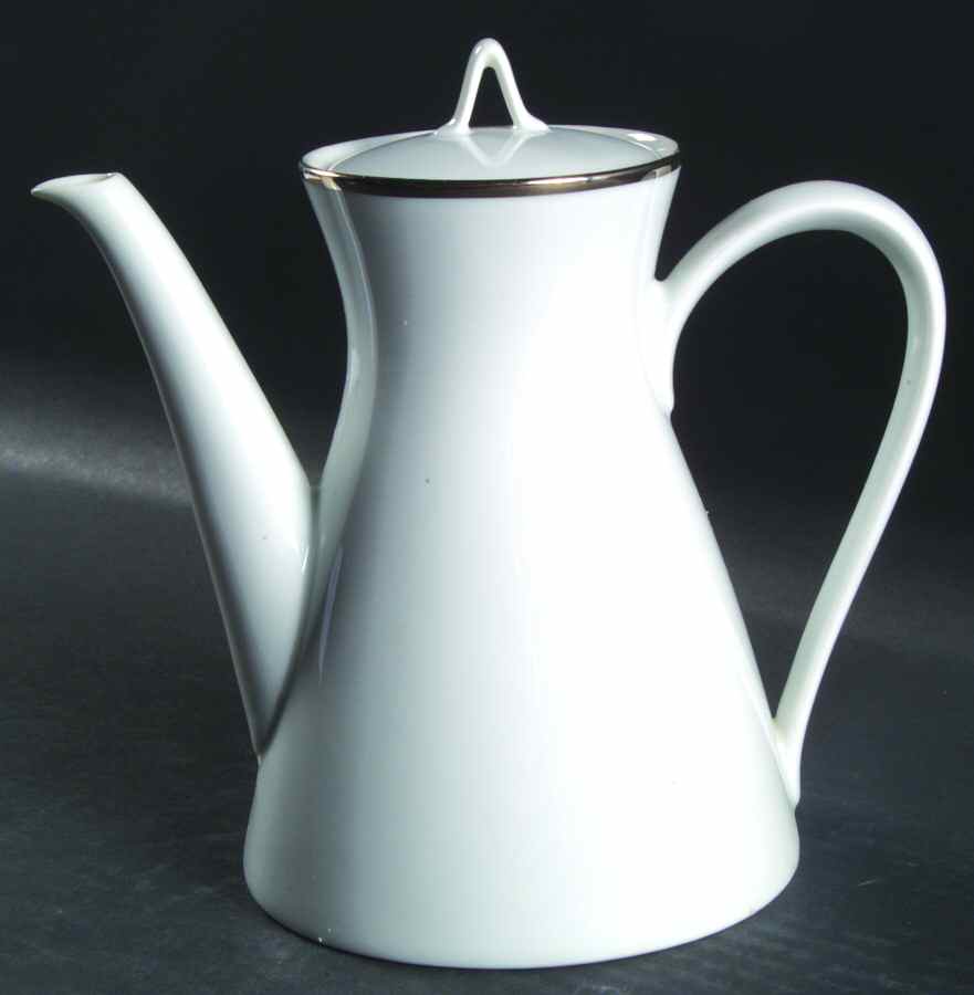 Classic Platinum (Older) Teapot & Lid by Rosenthal - Continental-1