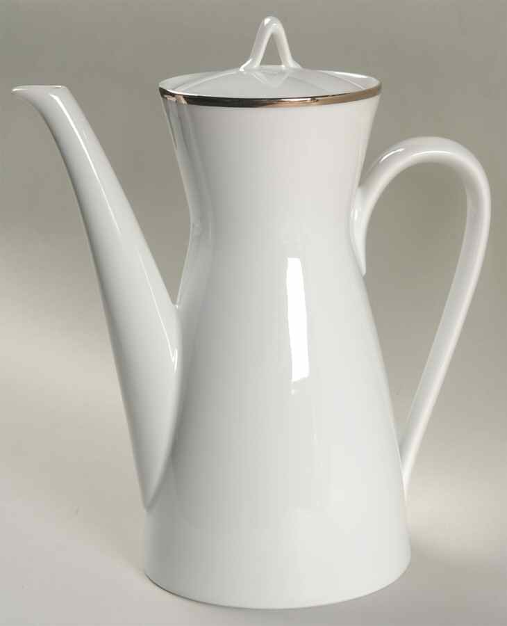 Classic Platinum (Older) Coffee Pot & Lid by Rosenthal - Continental-1