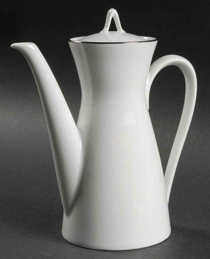 Classic Platinum (Newer) Mini Coffee Pot & Lid by Rosenthal - Continental-1
