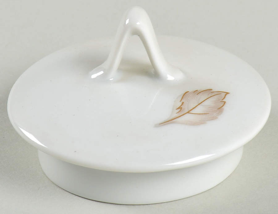 Classic Rose (White Rose, Brown Leaves) Lid for Mini Teapot by Rosenthal - Continental-1