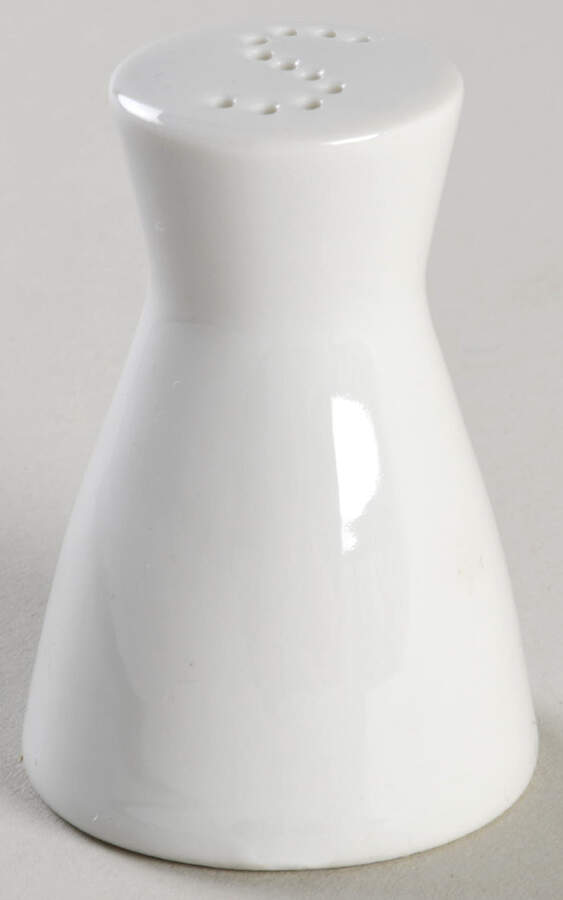 Classic Rose (White Rose, Brown Leaves) Salt Shaker by Rosenthal - Continental-1