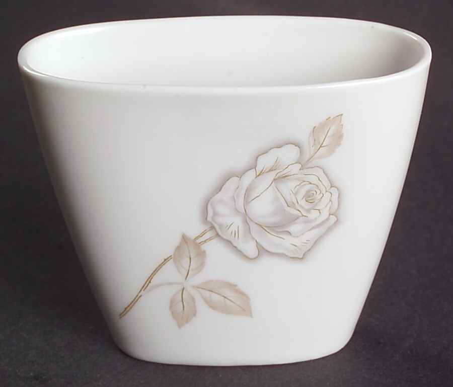 Classic Rose (White Rose, Brown Leaves) Cigarette Holder by Rosenthal - Continental-1
