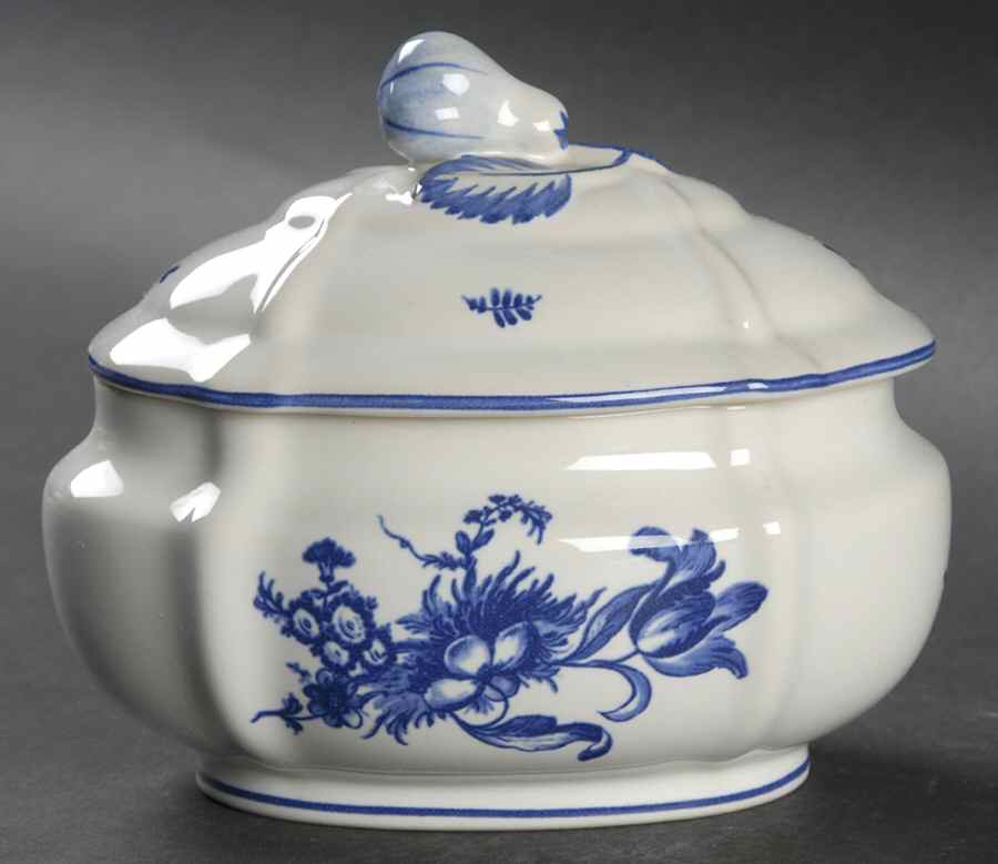 Cornflower Blue Sugar Bowl & Lid by Rosenthal - Continental-1