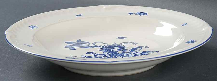 Cornflower Blue Large Rim Soup Bowl by Rosenthal - Continental-1