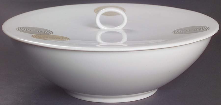 Coins Round Covered Vegetable-Uses RV9 as Base+CVLRV9 by Rosenthal - Continental-1