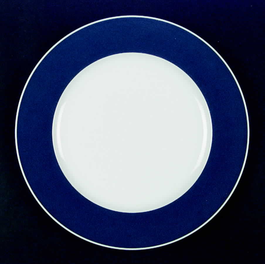 Composition Cobalt Blue Dinner Plate by Rosenthal - Continental-1