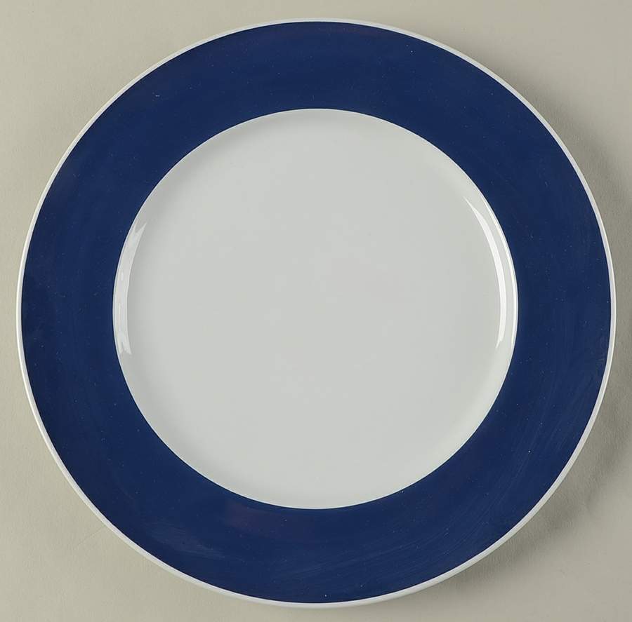 Composition Cobalt Blue Dinner Plate by Rosenthal - Continental-1