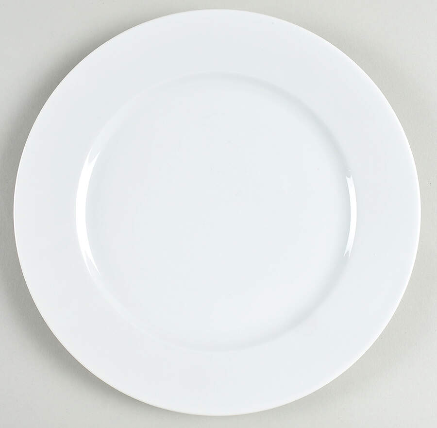 Composition White Luncheon Plate by Rosenthal - Continental-1