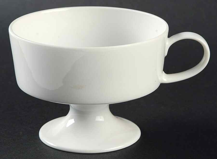 Composition White Footed Cup by Rosenthal - Continental-1