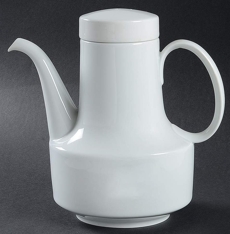 Composition White Coffee Pot & Lid by Rosenthal - Continental-1